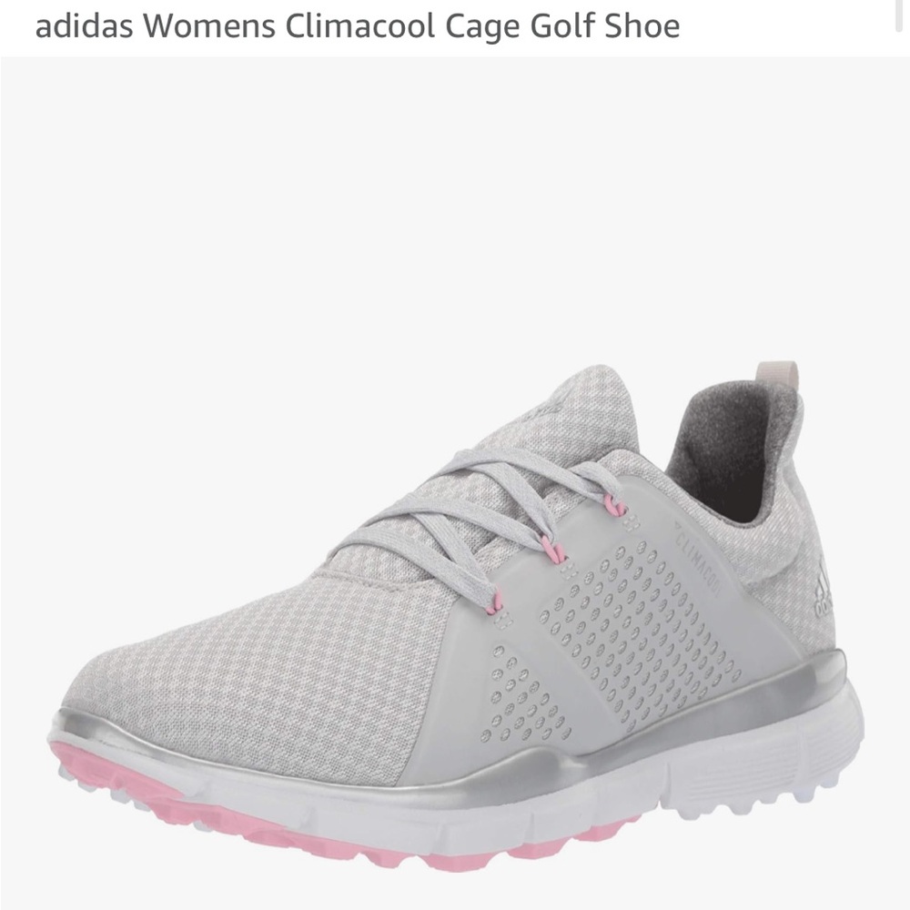USED Adidas Women's Size 5.5‎ Climacool Knit Golf Shoe